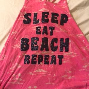 Pink tank top